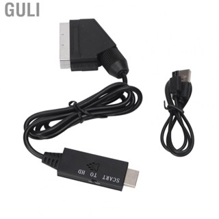 Guli Video Converter Cable SCART To HD Multimedia Interface Adapter 720P 1080P Switchable Full HD for