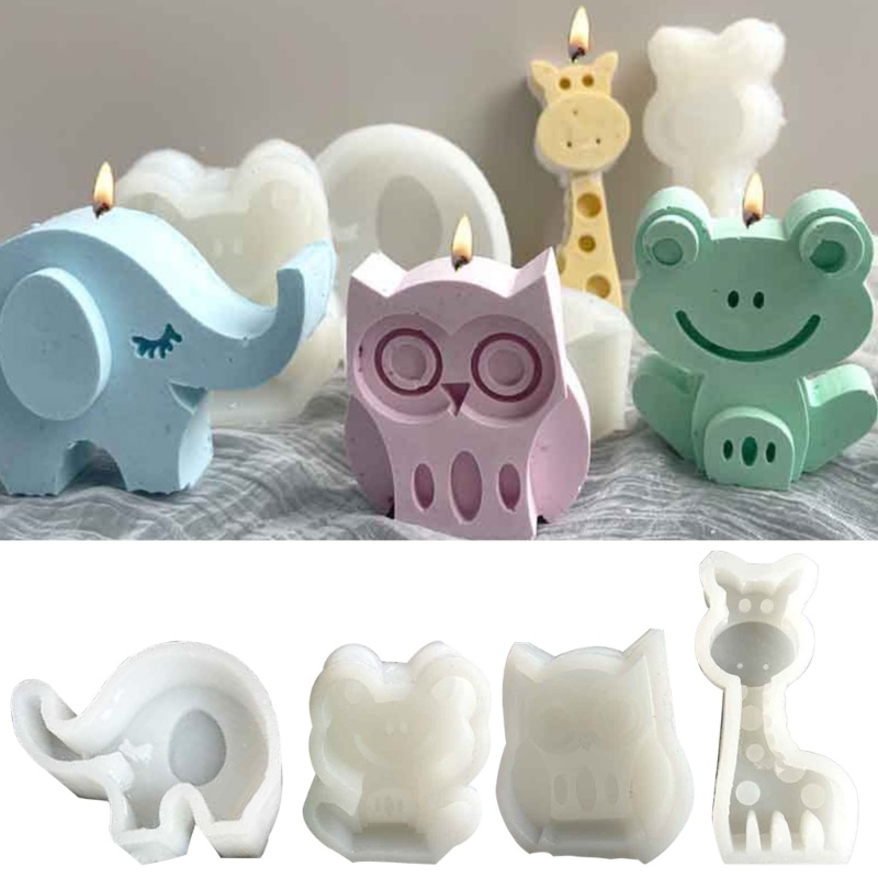 Cc Animal Silicone Moulds DIY แม่พิมพ์เรซินยีราฟ Home-Decor