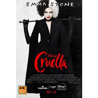 หนัง DVD ออก ใหม่ Cruella ครูเอลล่า (2021) (เสียง ไทย/อังกฤษ ซับ ไทย/อังกฤษ) DVD ดีวีดี หนังใหม่