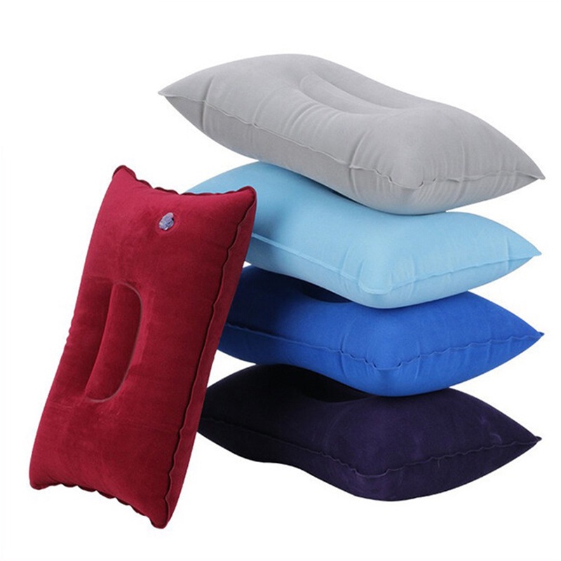 yunleoหมอนเป่าลม PVC flocked เป่าลม รองคอรูปตัวย รองคอสำหรับเดินทาง รูปตัวยูแฟชั่นมัลติฟังก์ชั่น