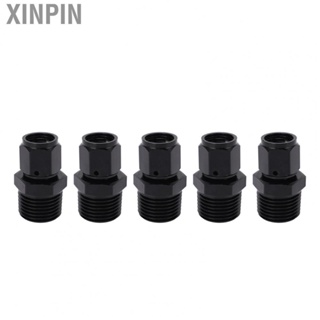 Xinpin 6AN Female To 1/2 NPT Male Swivel Adapter  Prevent Leakage Black 6AN To 1/2 NPT Adapter Aluminum Alloy  for Fuel Filter for Fuel Pump