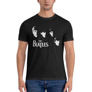 เสื้อยืด พิมพ์ลายกราฟฟิควงร็อค The Beatles คุณภาพดี