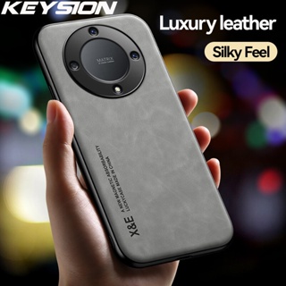 Keysion เคสโทรศัพท์หนัง ซิลิโคนนิ่ม กันกระแทก ปิดด้านหลัง หรูหรา สําหรับ Honor X9A 5G X9 5G Honor Magic 5 4 Lite 5G