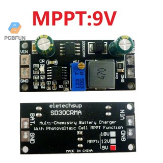 Pcbfun บอร์ดชาร์จแบตเตอรี่ พลังงานแสงอาทิตย์ 9v 12v 18v Mppt Li-ion Dc To Dc