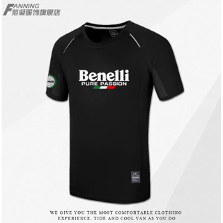 Benelli motorcycle custom sports short sleeve 600RR TNT150i Tornado302 TNT600 BN302S TRK502 TORNADO252 SRK600 Leoncino 500Sport 800Trail BJ250 752S BJ750GS outdoor cycling breathable tight T-shirt