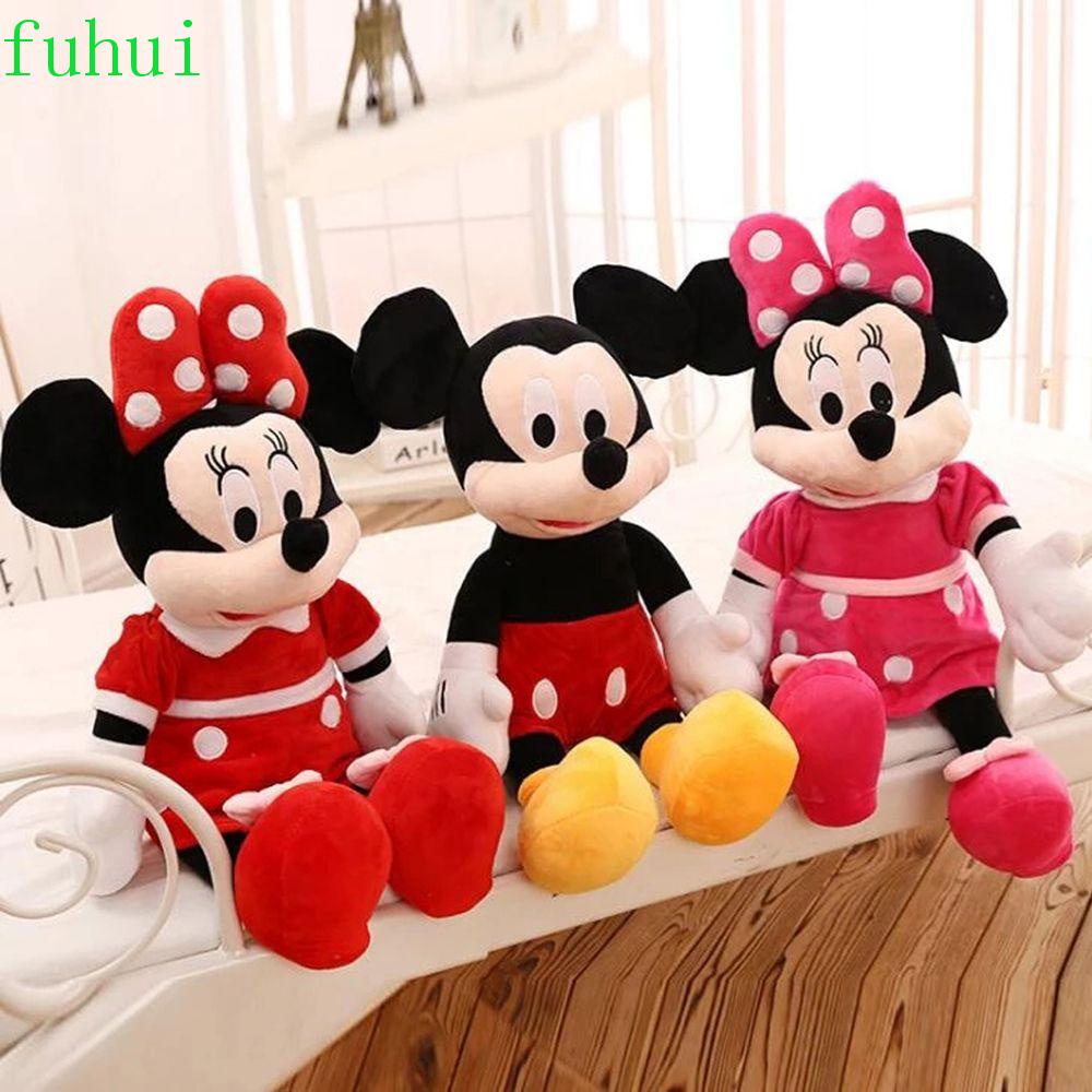 Fuhui ตุ๊กตามิกกี้เมาส์ ตุ๊กตาของเล่น ของเล่นเด็ก ของขวัญวันเกิด 40/50 ซม. มินนี่ ตุ๊กตาของเล่น