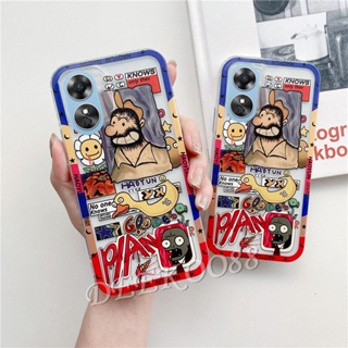 เคสโทรศัพท์มือถือ TPU แบบนิ่ม ลายการ์ตูนน่ารัก กันกระแทก สําหรับ OPPO A78 OPPO A78 4G 2023