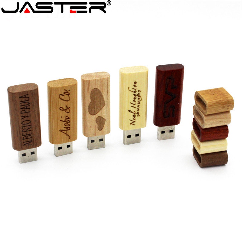 Jaster Art (ฟรีโลโก้ที่กําหนดเอง) แฟลชไดรฟ์ USB 2.0 128GB 64GB 32GB 16GB ดิสก์ U แม่เหล็ก 8GB 4GB ของขวัญแต่งงาน