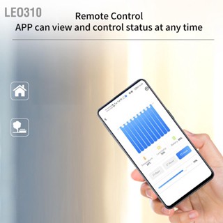 Leo310 มอเตอร์ม่านไฟฟ้าอัจฉริยะ WiFi รีโมทคอนโทรลเงียบเป็นพิเศษ มอเตอร์ม่านไฟฟ้า US ปลั๊ก AC100‑240V