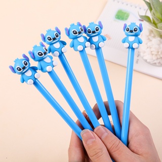 [จัดส่งรวดเร็ว 24 ชั่วโมง] พร้อมส่ง ปากกาเจลซิลิโคน รูปตุ๊กตา Stitch สร้างสรรค์ สําหรับนักเรียน