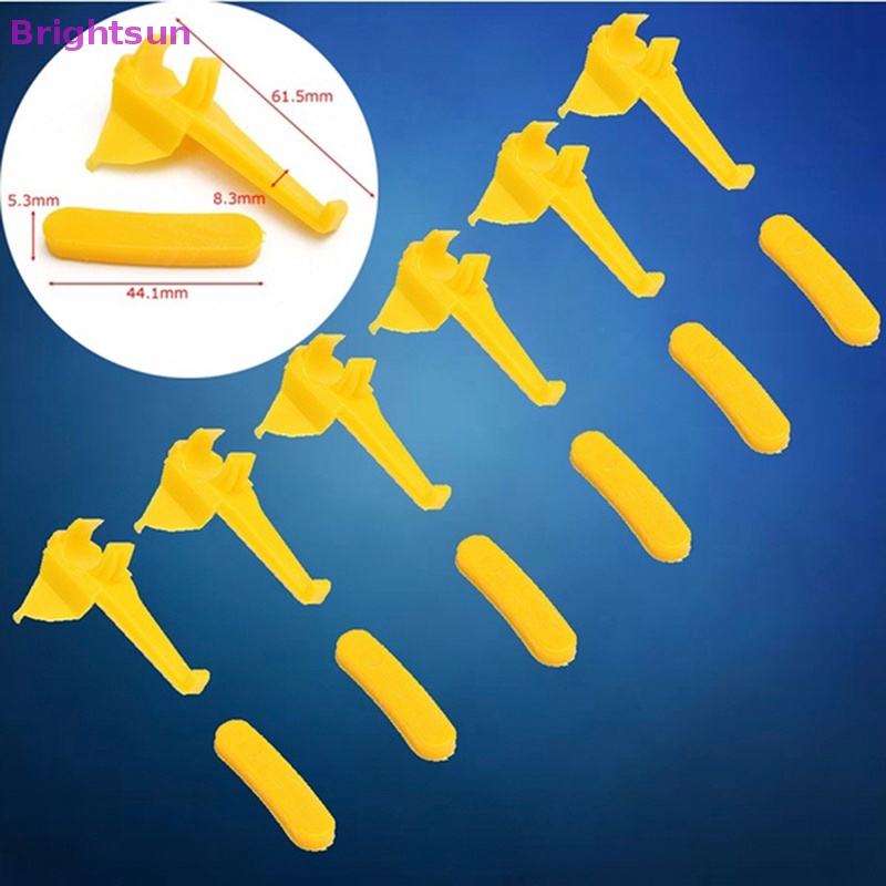 Brightsun 12 ชิ้นยางรถเปลี่ยนไนลอน Mount Demount เป็ดแทรก Tyre ขอบป้องกันใหม่