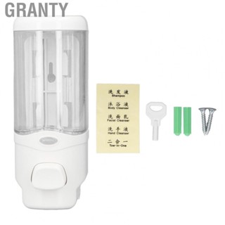 Granty Wall Mounted  Dispenser  Manual Soap Dispenser ABS Material Transparent  for Kitchen