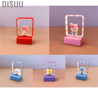 Disuu Night Light Cute Shape Odorless Colorfast Bedside Lamp for Bedroom Decoration Birthday Gift