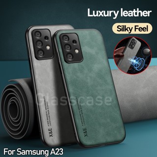 เคสโทรศัพท์หนังนิ่ม กันกระแทก ปิดด้านหลัง หรูหรา แฟชั่น สําหรับ Samsung Galaxy A13 A14 A22 A23 A24 A33 A34 A53 A54 A73 A 23 LTE 4G 5G