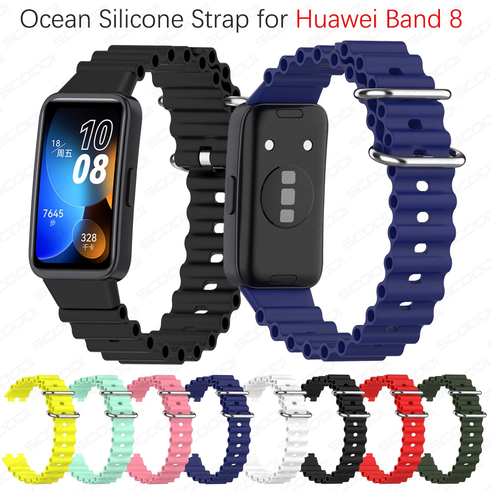 สายนาฬิกาข้อมือซิลิโคน สําหรับ Huawei Band 8/Band 9 Sport Band