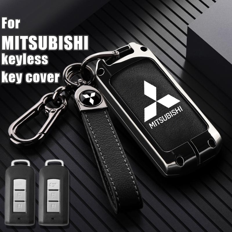 ปลอกกุญแจรถยนต์ แบบโลหะ สําหรับ Mitsubishi Attrage outlander Key Remote Mitsubishi triton 2021-2023 