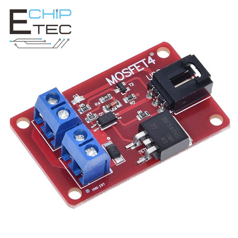 1PCS ช่อง 1 เส้นทาง MOSFET ปุ่ม IRF540 + MOSFET โมดูลสวิทช์สําหรับ Arduino 1 ช่องสวิทช์ MOSFET สวิทช