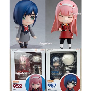 Nendoroid Darling In The Franxx 952# Zero Two 982# ตุ๊กตาฟิกเกอร์ Ichigo Action Figure ของเล่นสําหรับเด็ก