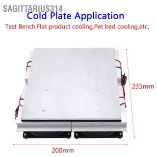 Sagittarius314 แผ่นทําความเย็นเทอร์โมอิเล็กทริก กึ่งตัวนํา 240W พร้อมพัดลม