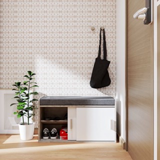 SB Design Square ตู้รองเท้า รุ่น Gara สีไม้อ่อน (80x30x45 ซม.) แบรนด์ LOOMS