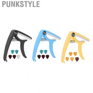 Punkstyle Electric Guitar Capo  ABS Set Clear for Mandolin Ukulele