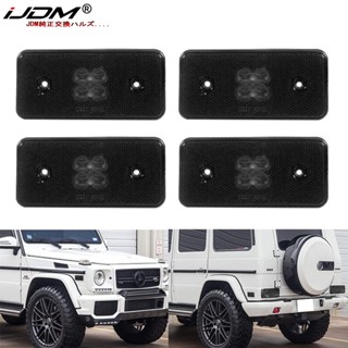 Ijdm เลนส์ไฟหรี่ ด้านหน้า และด้านหลัง สําหรับ Mercedes AMG W463 G-Class G500 G550 G55 G63 2002-2014 4638260041 463 826 00 41 ก4638260141