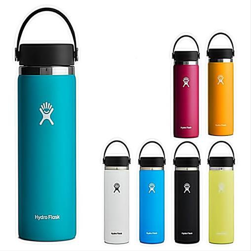 Hydro Flask 20oz ปากกว้าง 2.0 พร้อม Flex Cap-ขวดน้ําสแตนเลสแบบใช้ซ้ําได้ - ฉนวนสูญญากาศ