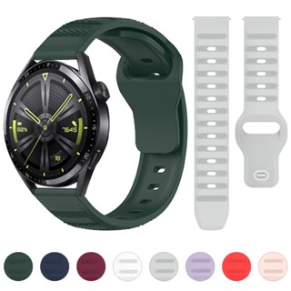 สายนาฬิกาข้อมือซิลิโคน สําหรับ HUAWEI WATCH 4 Pro Runner Buds ES Watchband for HUAWEI GT 2 3 46 มม. 42 มม. 20 มม. 22 มม.