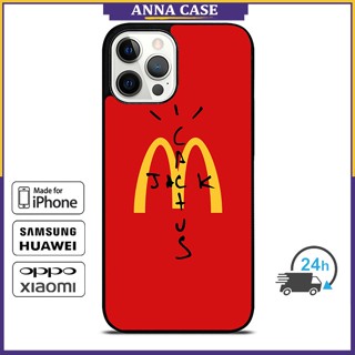 เคสโทรศัพท์มือถือ ลายกระบองเพชร Mc Donalds Jack สําหรับ iPhone 14 Pro Max 13 Pro Max Samsung Galaxy Note10+ S21Ultra