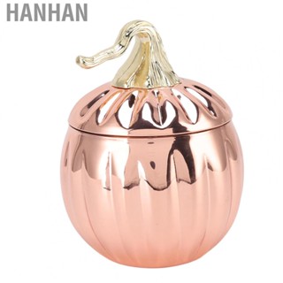 Hanhan Pumpkin  Glass Pumpkin Shaped Rose Gold  Glass Practical Mug With Lid US
