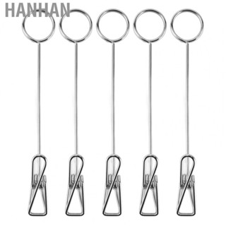 Hanhan 5Pcs Photo Holder Electroplating Process Place Card Holders■