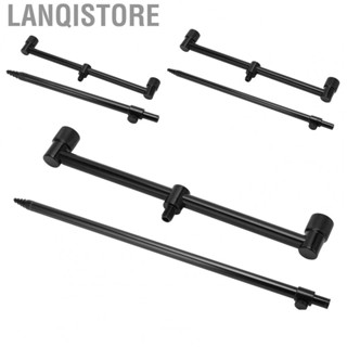 Lanqistore Adjustable Fish Pole Rest  Portable Aluminium Alloy More Stable 2 Section Fishing Rod Bracket  for Fishing Pole Rest