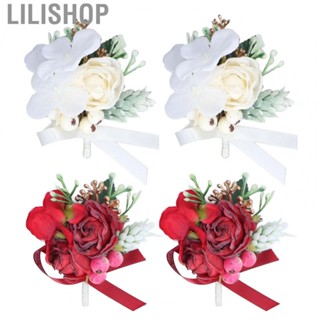 Lilishop Boutonniere Vibrant Colors Wedding Boutonniere for Prom for Wedding for Party