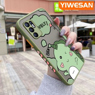 เคสโทรศัพท์มือถือ ซิลิโคน กันกระแทก ลายการ์ตูนไดโนเสาร์น้อยน่ารัก สําหรับ OPPO Reno 6 4G Reno 6Z 5G