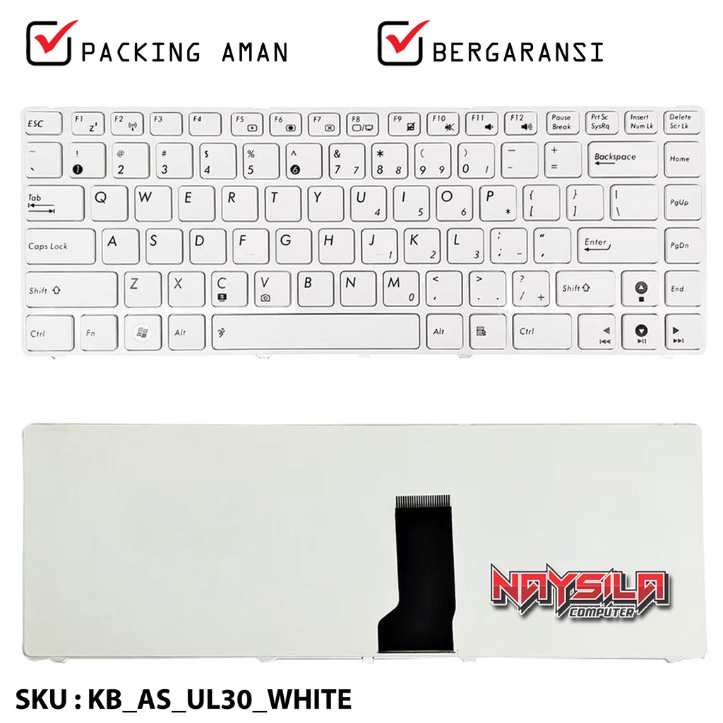 คีย์บอร์ด ASUS K42 A42 A43E A43J A43U A43SA K42J K42D A42J K42F U31 U31J U35 U35J U35JC U35F U35F U3