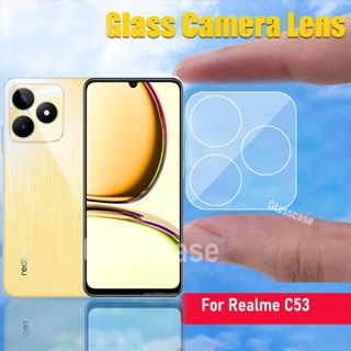 ฟิล์มกระจกนิรภัยกันรอยหน้าจอ ทรงโค้ง 3D 9H สําหรับ Realme C51 C 51 C53 C 53 C55 C 55 Nfc RealmeC53 RealmeC51 2023 1-2 ชิ้น