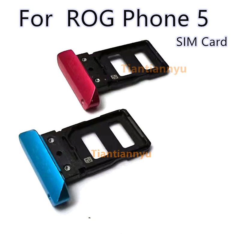อะไหล่ถาดซิมการ์ด แบบเปลี่ยน สําหรับ ASUS ROG Phone 5 ROG5 ZS673KS