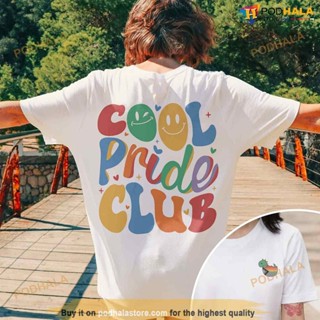 เสื้อเชิ้ต ลาย Cool Pride Club สีรุ้ง สําหรับเด็ก