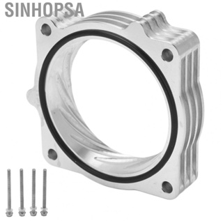 Sinhopsa Throttle Body Adapter  Aluminum Throttle Body Spacer Heat Sink Slots  for Maintenance Replacement for Dodge RAM 1500 5.7l V8 HEMI 2009‑2018