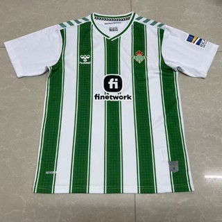 เสื้อกีฬาแขนสั้น ลายทีมชาติฟุตบอล Betis Home 23-24 ไซซ์ S-XXL ชุดเหย้า สําหรับผู้ชาย AAA