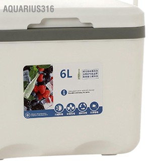 Aquarius316 6L กล่องส่งอาหารหุ้มฉนวนหนาอาหารเกรด PP Liner กล่องเก็บความร้อนฉนวนเย็นกล่องคอนเทนเนอร์