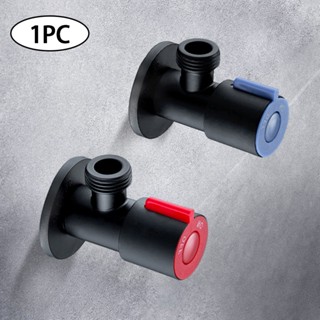 วาล์วน้ำหัวขีดสีดำ วาล์วก๊อกน้ำ วาล์วฝักบัว วาล์วชักโครกสีดำ Faucet Angle Valve