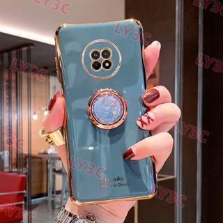 เคสโทรศัพท์มือถือ ชุบไฟฟ้า กันกระแทก พร้อมแหวนขาตั้ง สําหรับ Xiaomi POCO M3 M4 M5 4G X4 X5 PRO 5G