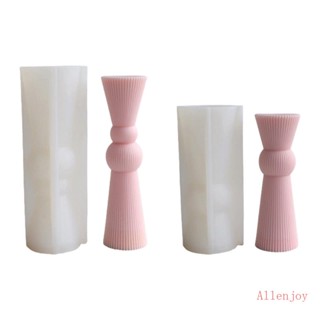 Joy แม่พิมพ์ซิลิโคน รูปเรขาคณิต 3D สําหรับทําเทียน DIY