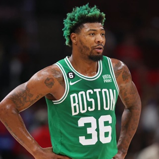 เสื้อกีฬาบาสเก็ตบอล แขนกุด ลายทีม No.36 Marcus Smart 22-23 Season Boston Celtics สําหรับผู้ชาย