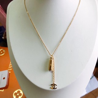 เครื่องประดับ สร้อยคอยาว สีทอง แฟชั่นสําหรับผู้หญิง