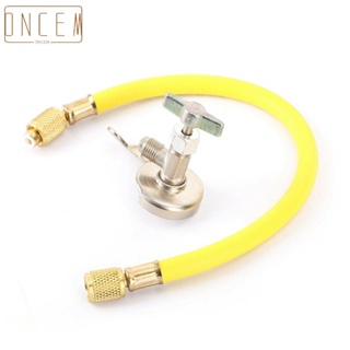 【ONCEMOREAGAIN】Hose Valve Kit Recharge Adapter Refrigerant Charge Rubber Stainless Steel