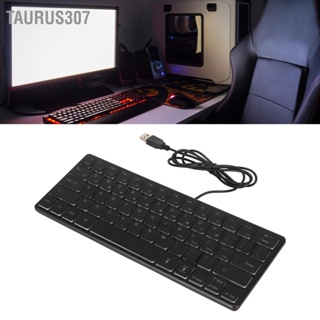 Taurus307 64 Keys RGB Backlight Gaming Keyboard Plug and Play คีย์บอร์ดแบบมีสาย USB สำหรับ Windows OS X