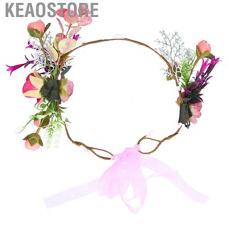 Keaostore Hair Wreath  Simple and Elegant Design Flower Headband Beautiful Exquisite Workmanship for Festivals Weddings Parties