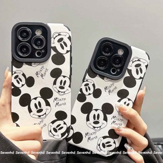 เคสโทรศัพท์มือถือนิ่ม กันกระแทก ลายมิกกี้เมาส์ แฟชั่น สําหรับ iPhone 14 13 12 11 Pro Max SE2020 X Xr Xs Max 8 7 Plus